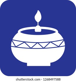 vector lamp icon 

