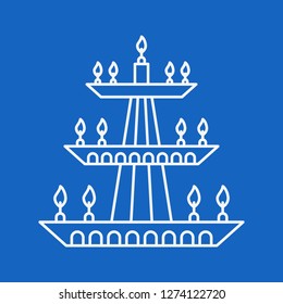 vector lamp icon 