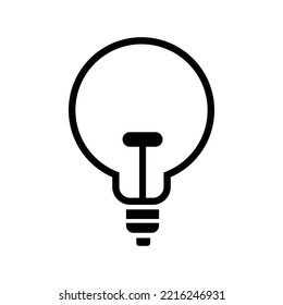 vector lamp icon illustration design