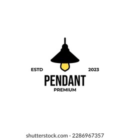 Ilustración del concepto de diseño de logotipo de lámpara de vectores