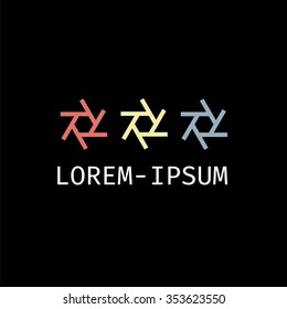 Vector of lamp sign. Light sign logo. Business icon for the company. This concept graphic also represents lamp industry lighting design. Illustration.