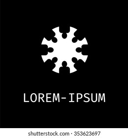 Vector of lamp sign. Light sign logo. Business icon for the company. This concept graphic also represents lamp industry lighting design. Illustration.