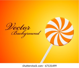Fundo de pirulito de terra vetorial