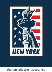 vector landmark and symbol of Freedom and Democracy
