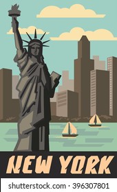 vector landmark and symbol of Freedom and Democracy
