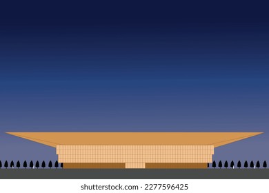 Vector landmarks in sharjah city