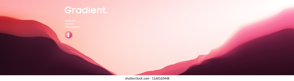 Vector landscape abstract gradient background. Color background texture landscape with fluid shapes.Motion Vector illustration. EPS 10