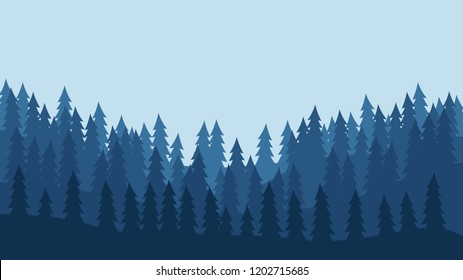 Vector landscape of the forest