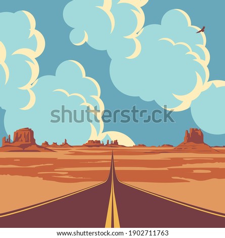 Similar – Image, Stock Photo endless Landscape Canyon