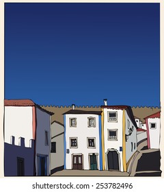 vector landscape, Portugal