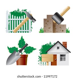 Vector Landscaping Icons 1