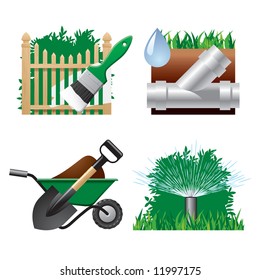 Vector Landscaping Icons 2