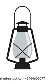Vector lantern isolated on white background