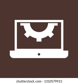 Vector laptop icon