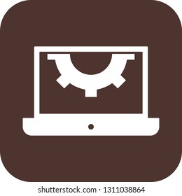  Vector laptop icon
