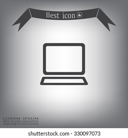 Vector laptop icon