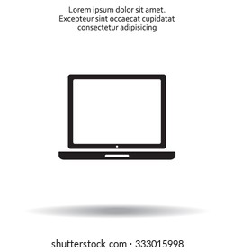 Vector laptop icon