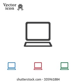 Vector laptop icon