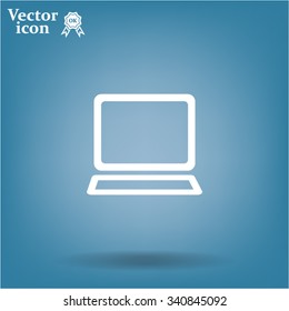 Vector laptop icon