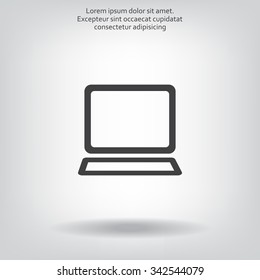 Vector laptop icon
