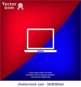 Vector laptop icon