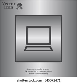 Vector laptop icon