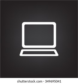 Vector laptop icon
