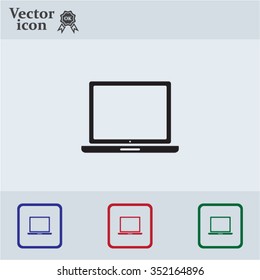 Vector laptop icon