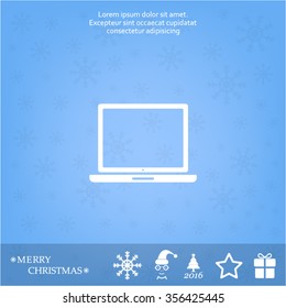 Vector laptop icon
