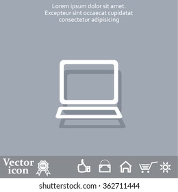 Vector laptop icon