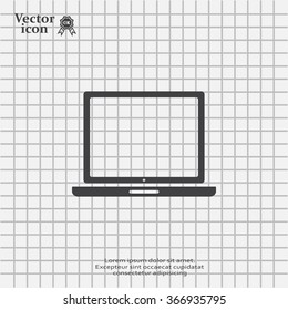 Vector laptop icon