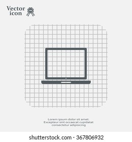 Vector laptop icon