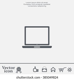 Vector laptop icon