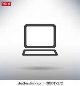 Vector laptop icon