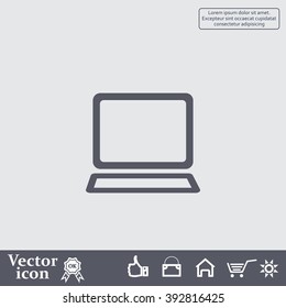Vector laptop icon