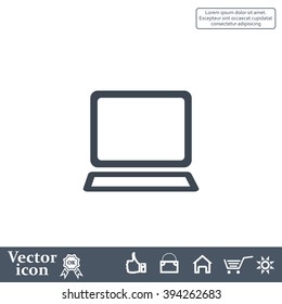 Vector laptop icon