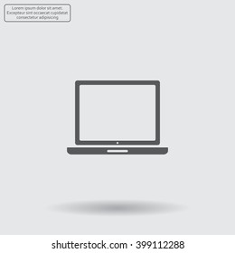 Vector laptop icon