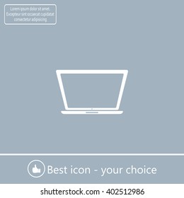 Vector laptop icon