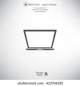 Vector laptop icon