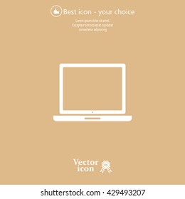 Vector laptop icon