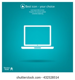 Vector laptop icon