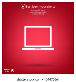 Vector laptop icon