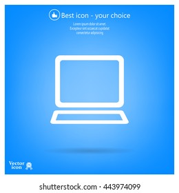 Vector laptop icon