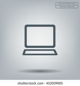 Vector laptop icon
