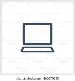 Vector laptop icon