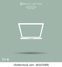 Vector laptop icon