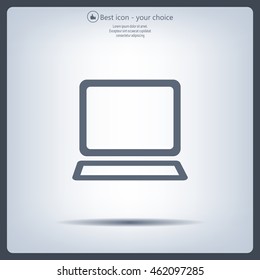 Vector laptop icon