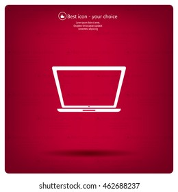 Vector laptop icon