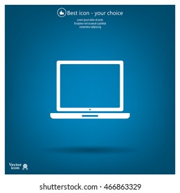 Vector laptop icon