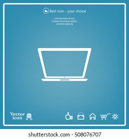 Vector laptop icon